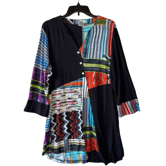 Parsley & Sage Tunic Top ArtsyLagenlook Patchwork - Picture 4 of 8